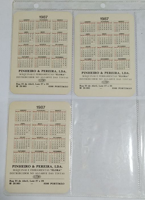 Calendários Cavalos