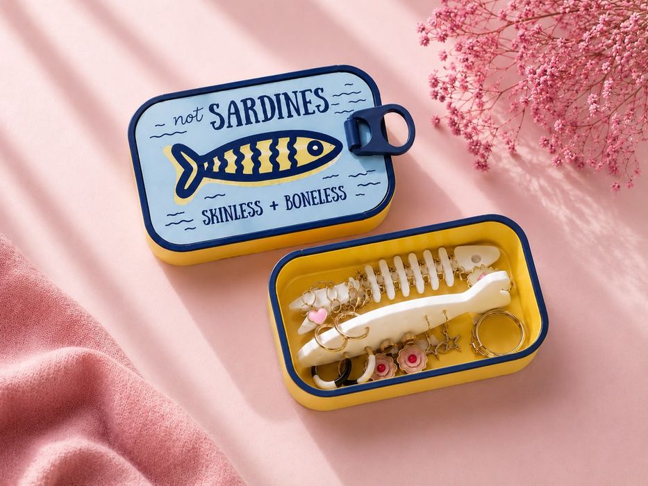 Porta-Joias Caixa Sardinhas