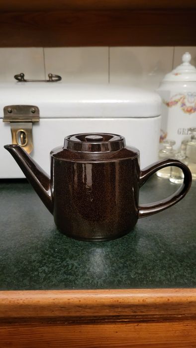 Dzbanek na kawę i herbatę vintage art deco ceramika VEB Unimewa