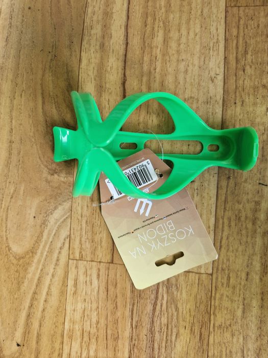 Koszyk uchwyt rower bidon Jasno zielony średnica około 6 cm