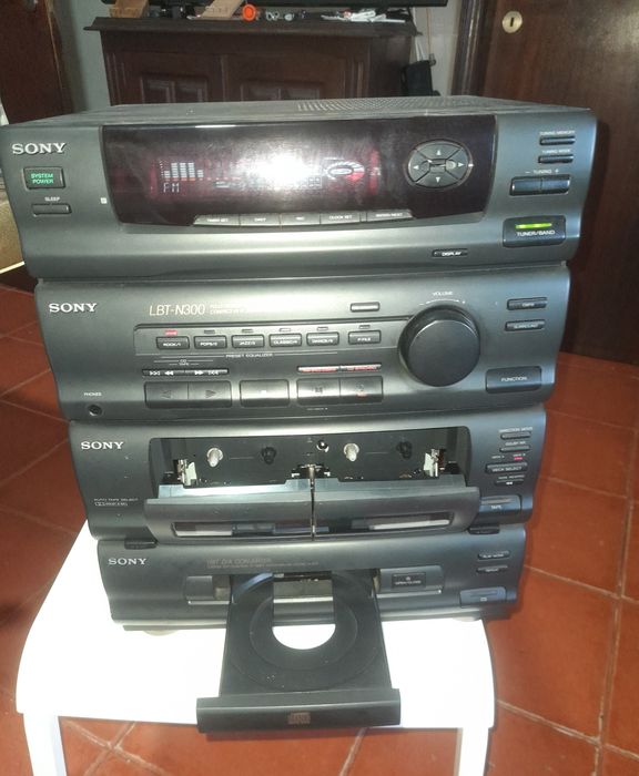 Aparelho sony a funcionar sem colunas