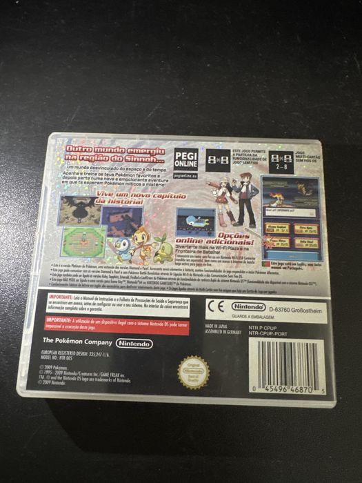 Pokémon Platinum Version DS - Novo
