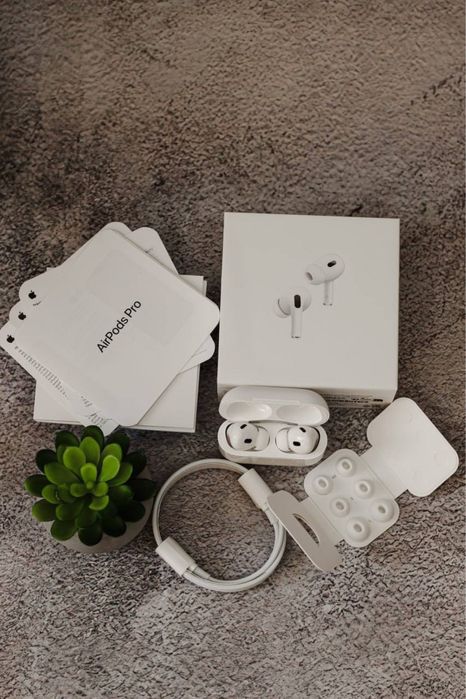 Airpods pro 2 1:1 з шумопоглинанням lighting | usb-c ЧОХОЛ в ПОДАРУНОК