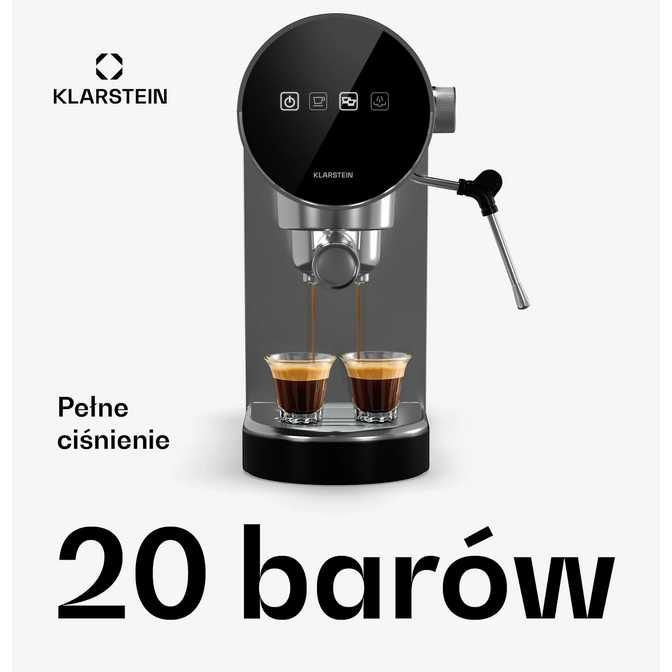 Dotykowy Ekspres ciśnieniowy Furore Klarstein 20Bar Nowy Wada N5