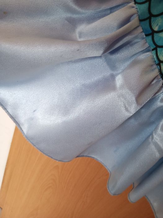 Vestido criança Sereia 7 anos