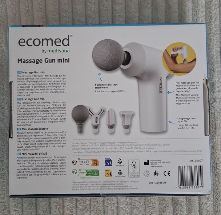 Nowy mini masażer ecomed by medisana