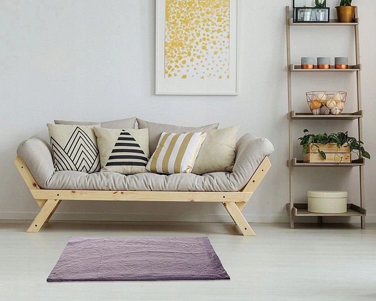 Dywan 60x90 Miękki Pluszowy Futerkowy do Sypialni Łazienki Rabbit 112