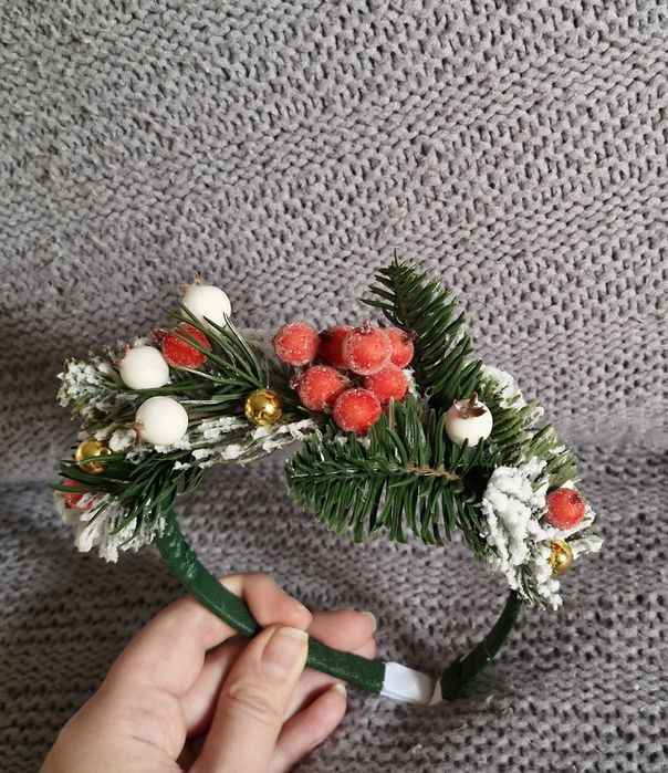 Обруч сніжинки.новорічник