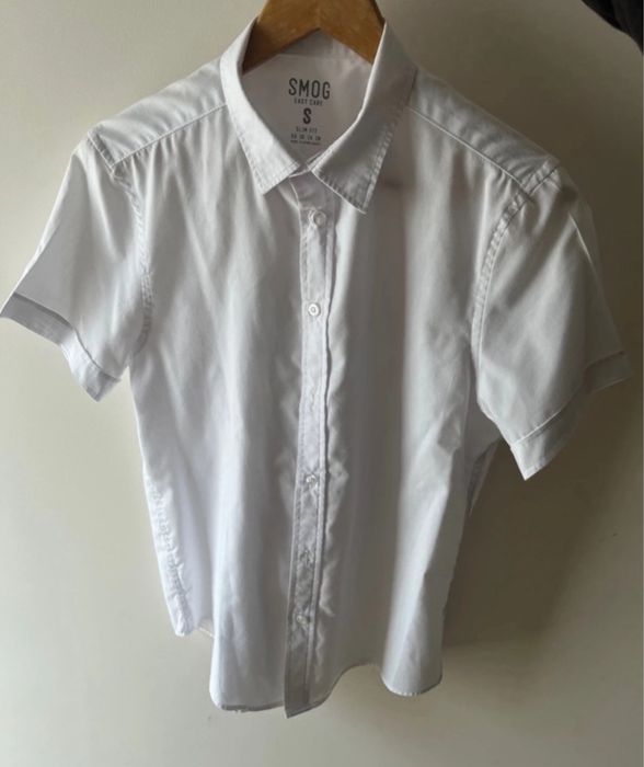 Camisa manga curta branca