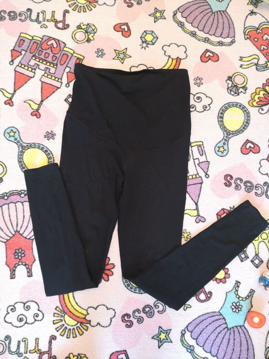 Legginsy ciążowe, H&M Mama, czarne, rozmiar M