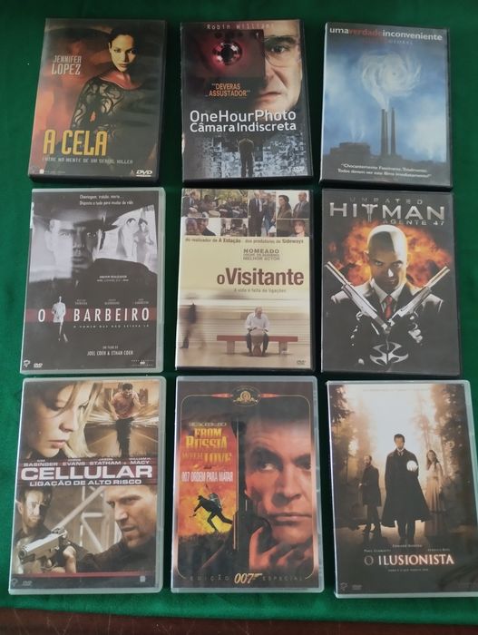 Filmes variados em DVD