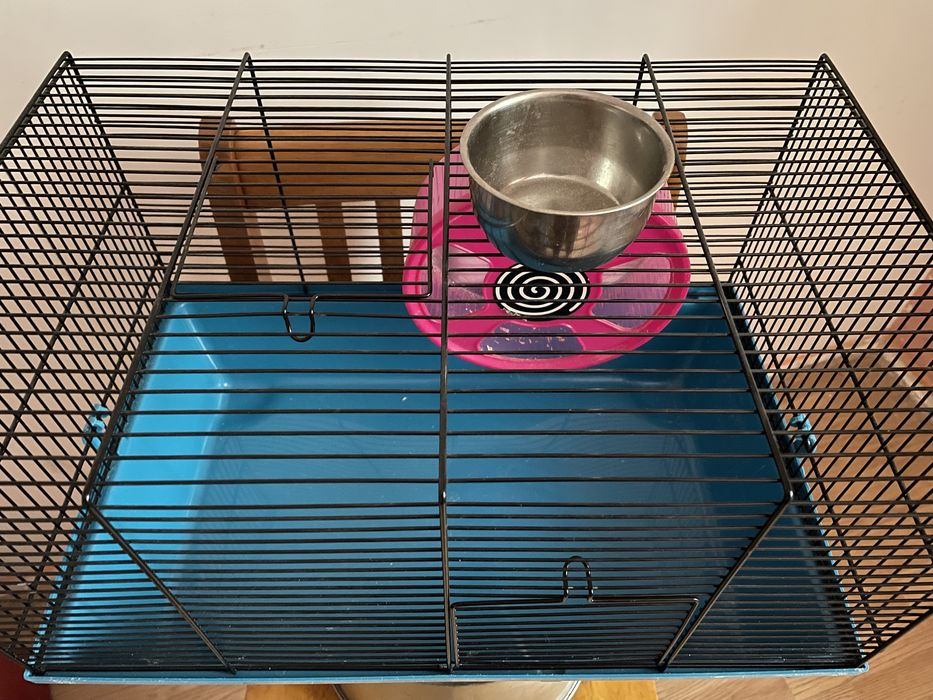 Klatka dla gryzoni niebieska