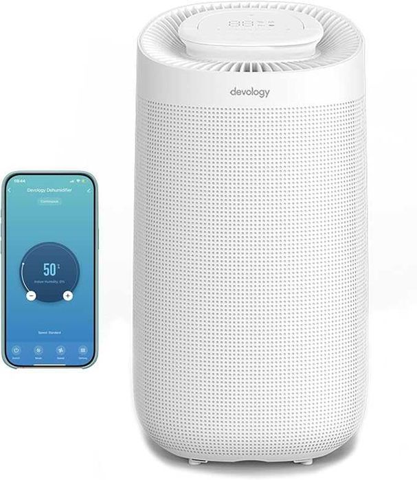 Devology osuszacz 12 l/dzień aplikacja WiFi zbiornik na wodę 3,2 l