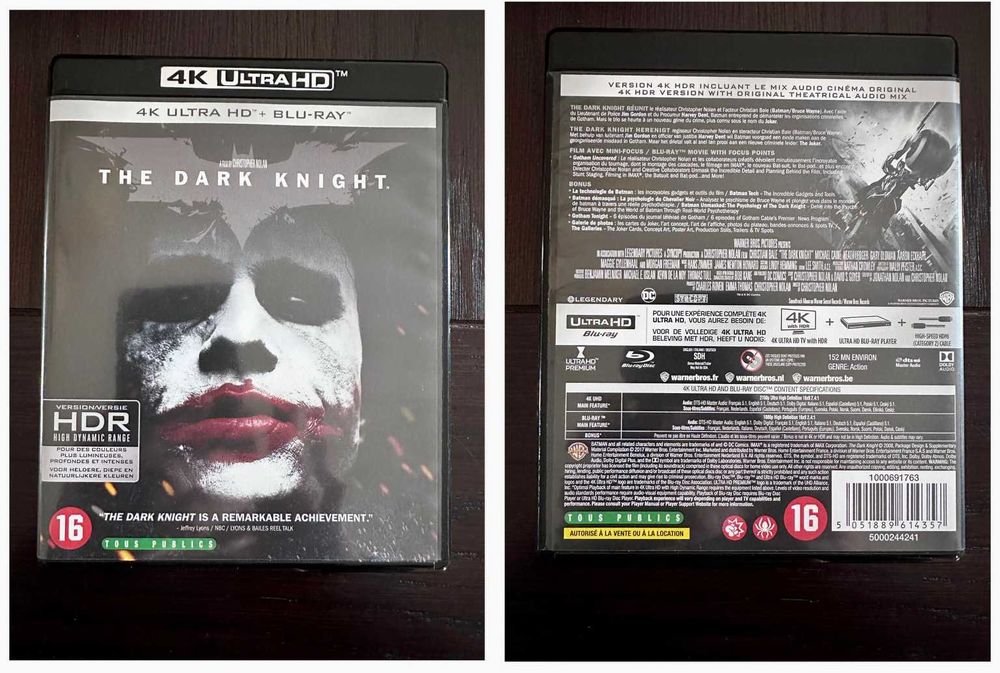 Venda direta de Blu-ray's 4K UHD e Blu-ray's