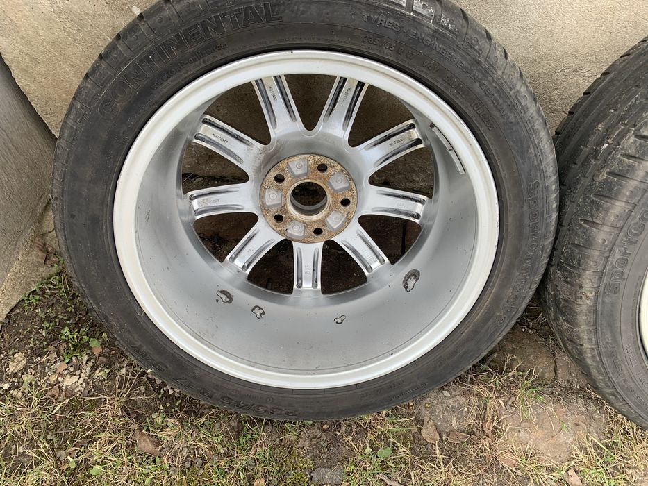 Kola felgi aluminiowe Audi 235/45R17 opony Continental
