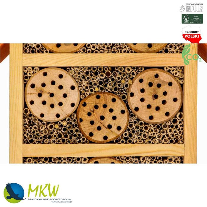 Hotel de insectos modelo hotel para abeja albañil MKW pequeño