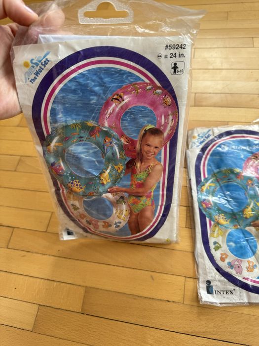 Intex Вінтажний Новий дитячий надувний круг для купання