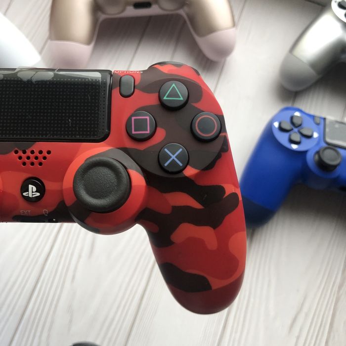 Джойстик на ps 4 оптом, красный еомуфляжный геймпад для playstation