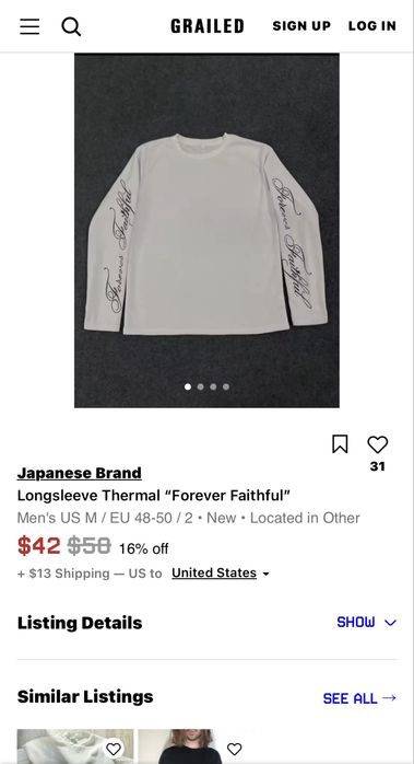 Longsleeve Thermal "Forever Faithful