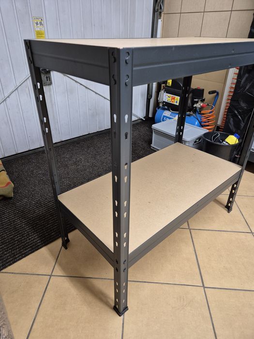 Regał Garażowy, Metalowy, Magazynowy Nit-Klick 90x90x45  i 120x90x45