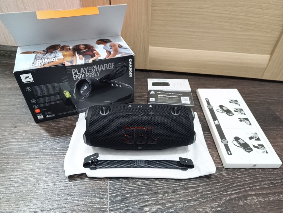 Портативная акустика колонка JBL Charge 6 Black
