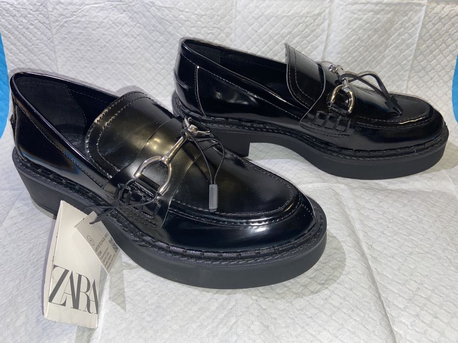 Туфлі Zara р. 38 ус. 25 броги туфли Зара