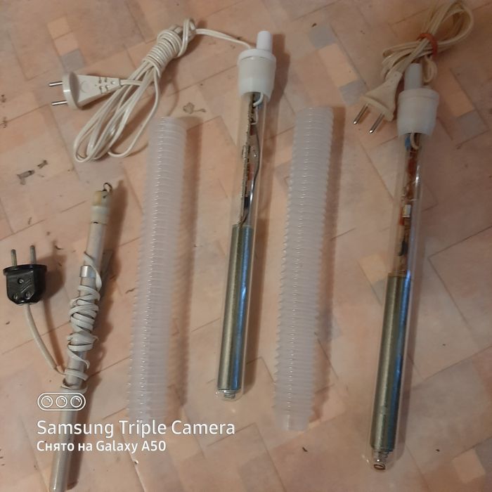 Для аквариума погружные обогреватели..