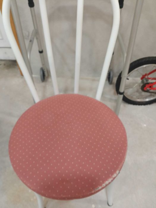 Cadeira ferro branco