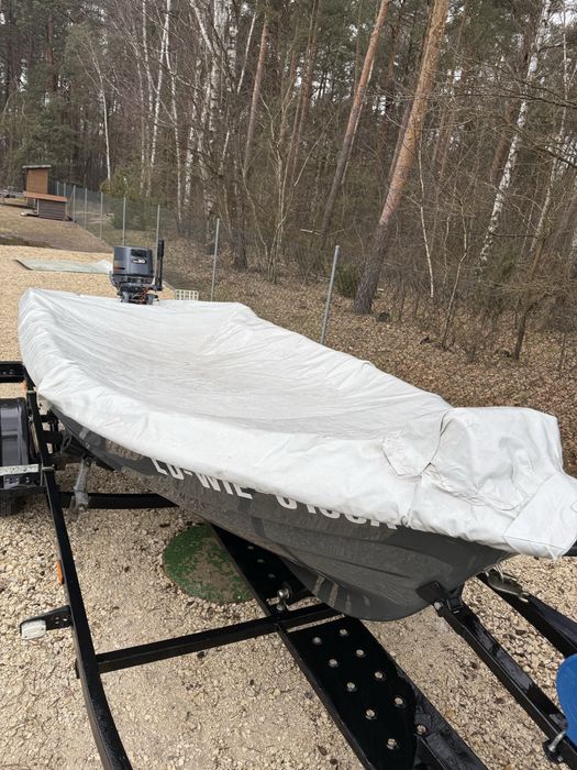 Łódź wędkarska łódka ka boats 385 yamaha 20km+ przyczepa
