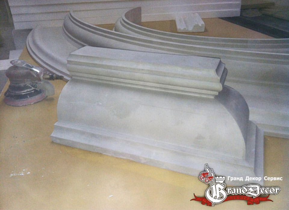 Фасадный внутренний декор из Пенопласта Гипса Бетона Лепнина Резка