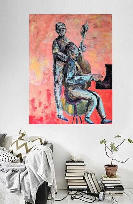 Várias pinturas  em Tela com vários tamanhos, para venda.