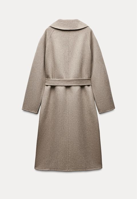 Вовняне пальто zara