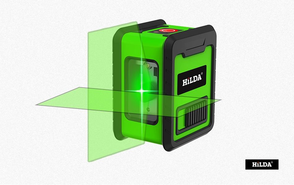 Нивелир лазерный HILDA, уровень строительный двухлучевой, нівелір.