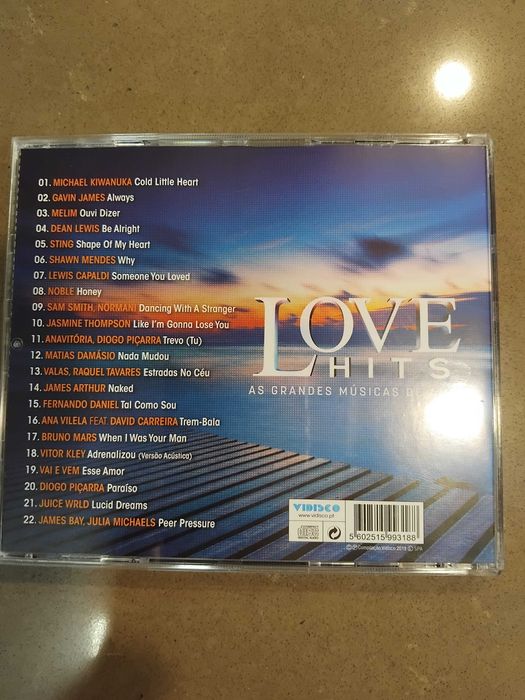 Cd  Love Hits  Novo