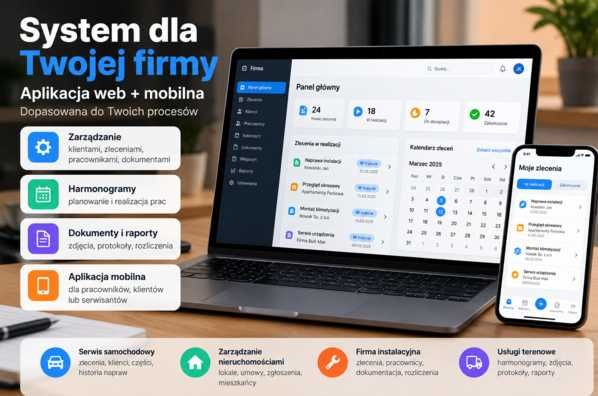 Stworzę dedykowany system Web + aplikację mobilną dla firmy, Atrakcyjne warunki