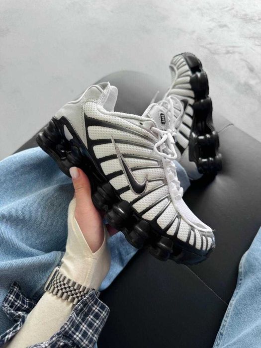 !SALE! Nike Shox TL Black/White 36 37 38 39 40 41 42 43 44 45 найк шокс тл