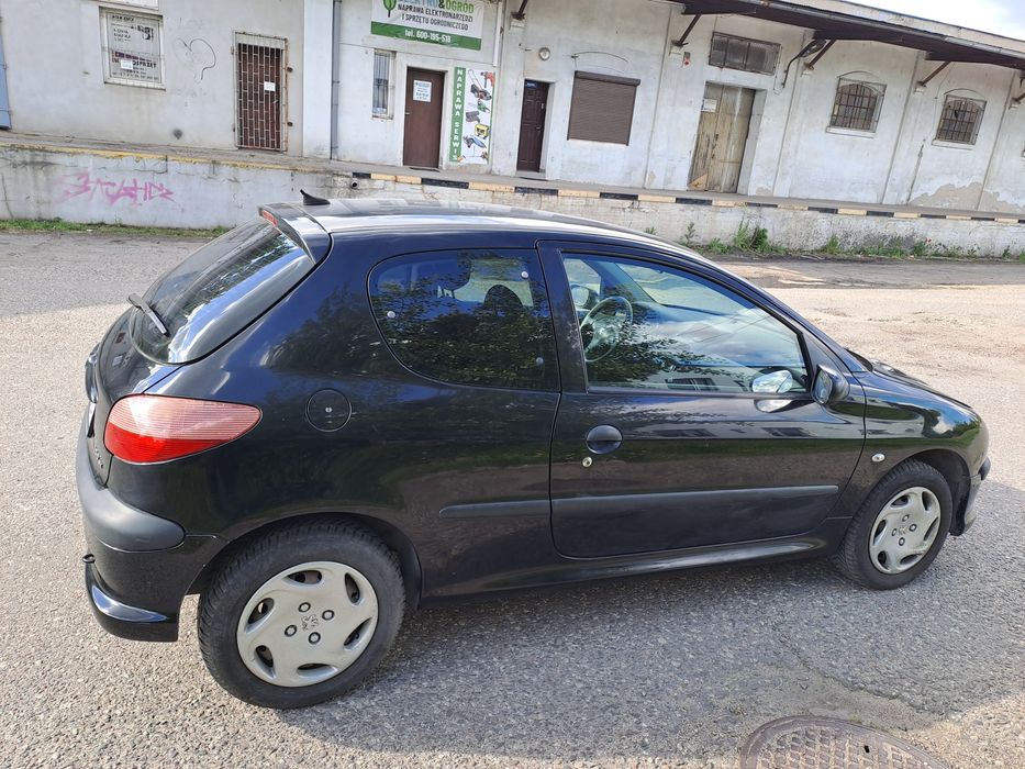 Peugeot 206, 1,4 benzyna,  długo opłaty
