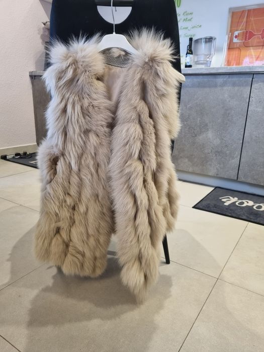 Kamizelka lis naturalny