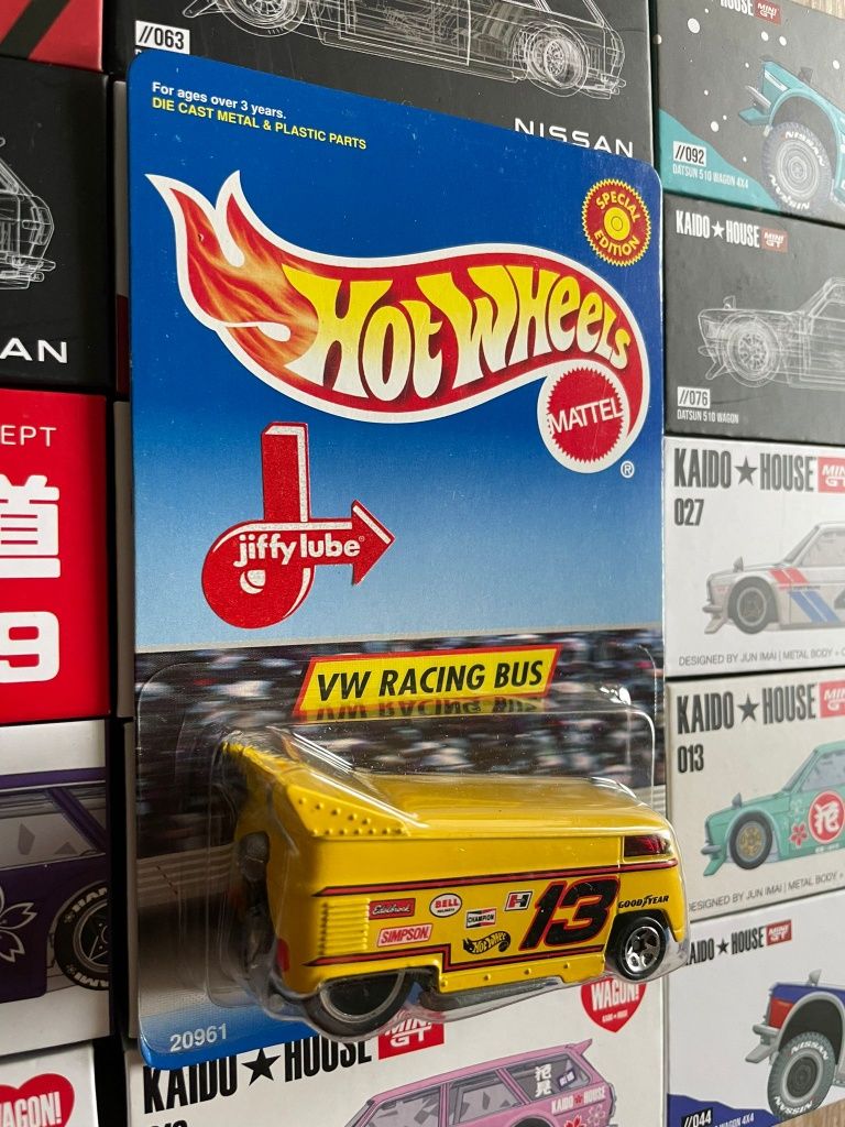 Hot Wheels Volkswagen VW Racing Bus Jiffy Lube 1999 Katowice