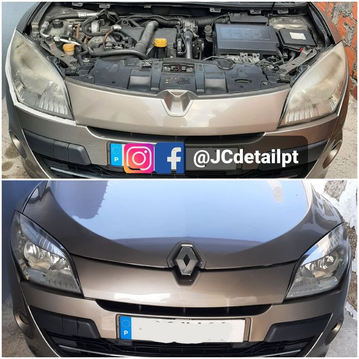 Polimento/ Polimerização faróis + opção ppf