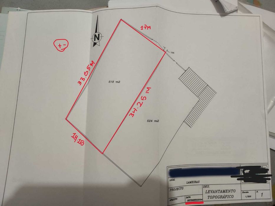 Terreno urbano com 540 m² em ARMÉS, TERRUGEM - SINTRA