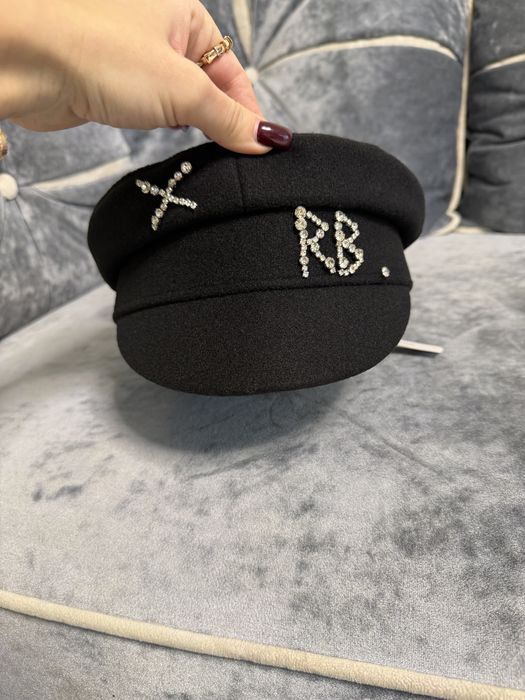 Черная кепка кепи ruslan baginskiy crystal