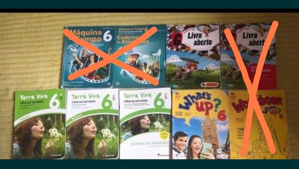 Manuais escolares para 6 ano