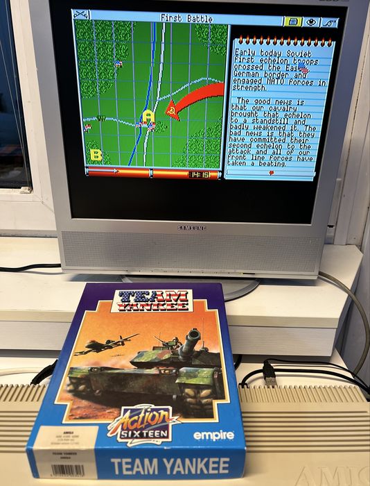 Gra na AMIGA Commodore TEAM YANKEE