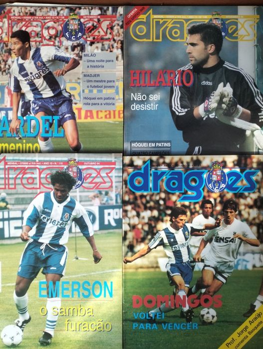 Antigas Revistas Dragões FC Porto