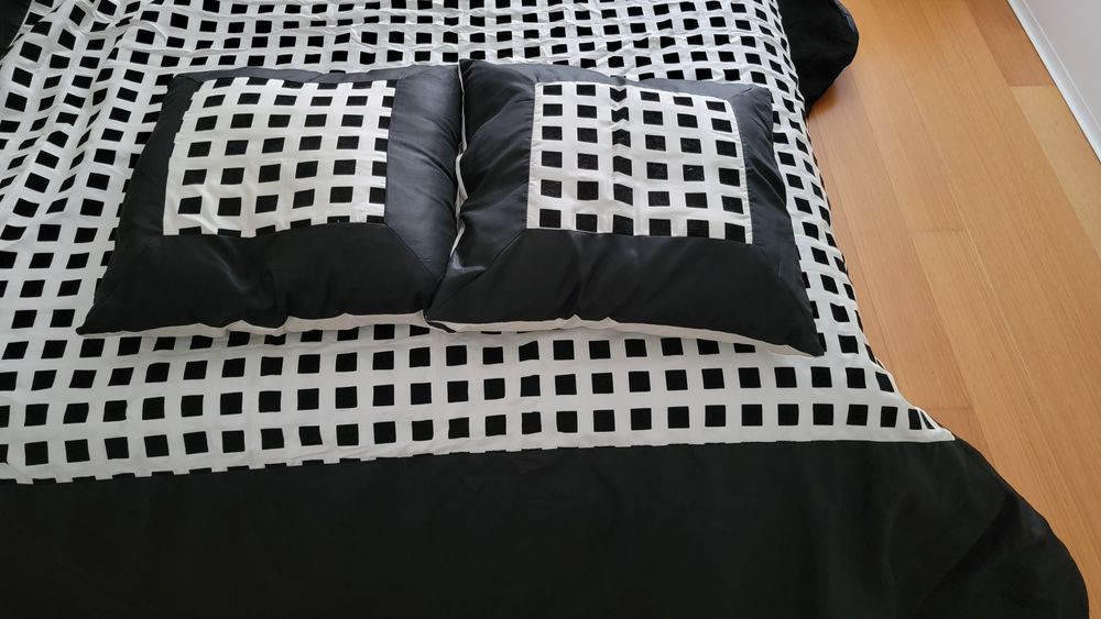 Colcha de cama decoração