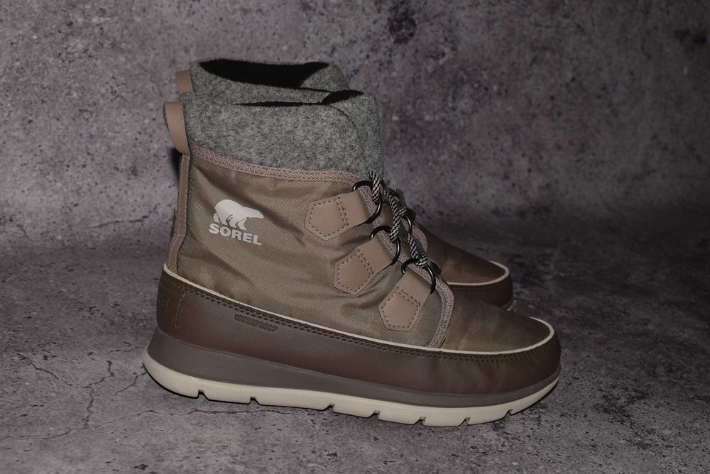 Sorel Waterproof Explorer Carnival (Женские Зимние Ботинки На Меху )