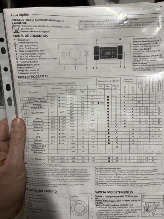 Maquina lavar roupa encastrada