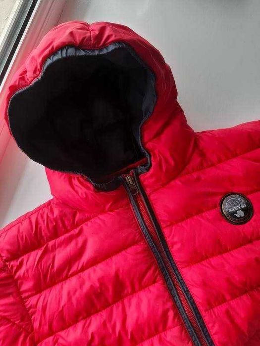 Стеганая детская куртка с капюшоном унисекс оригинал от Napapijri