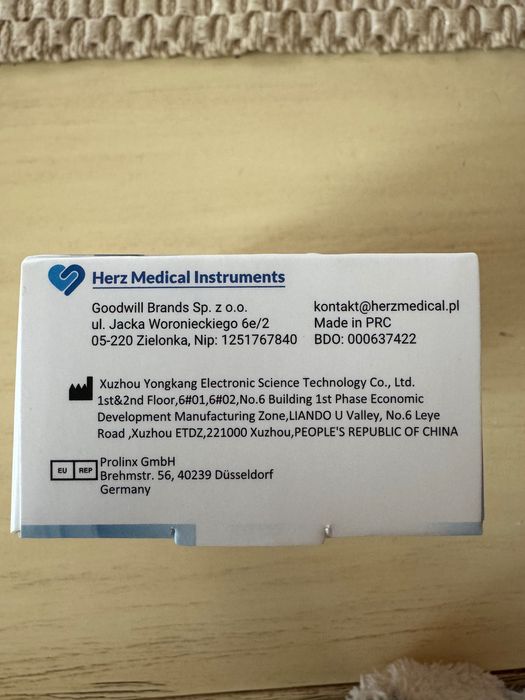 Pulsoksymetr napalcowy